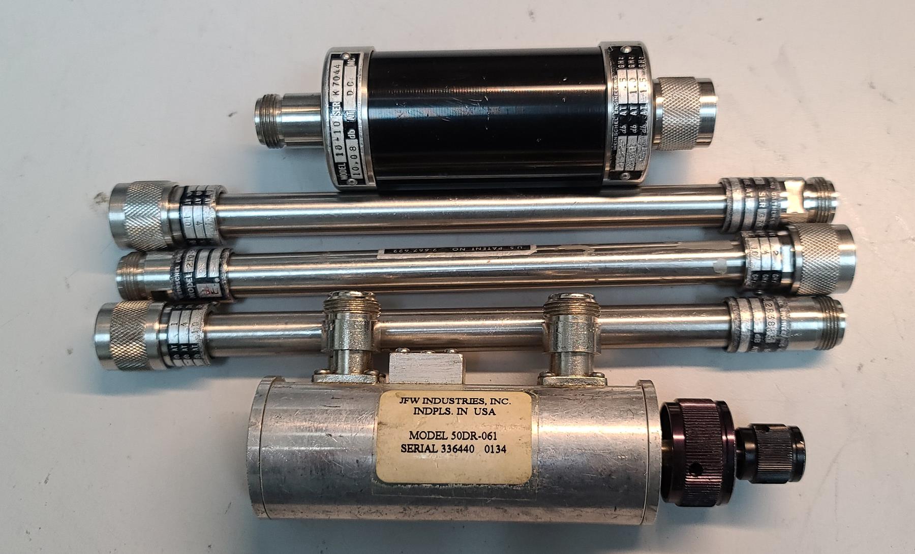 Weinschel batch of attenuators for sale